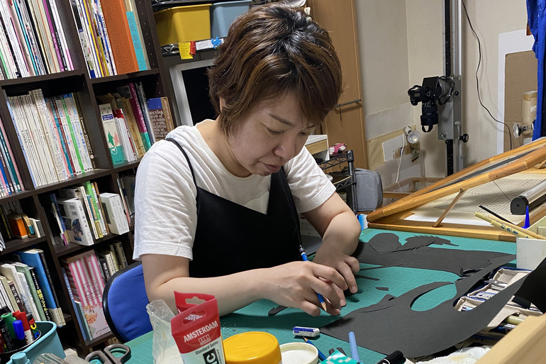 アニメーション制作の様子