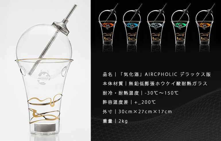 気体になったアルコール？！新感覚のアルコール気化グッズ「AIRCPHOLIC