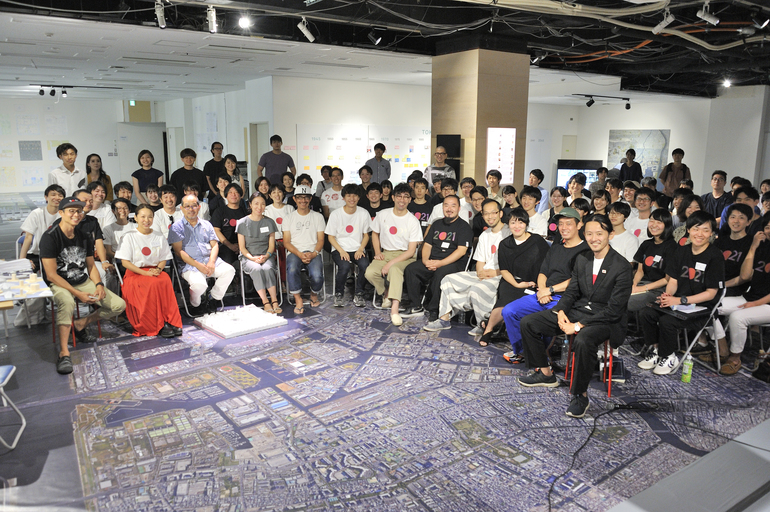 TOKYO 2021建築展『課題』集合写真 Photo by 三ツ矢光久