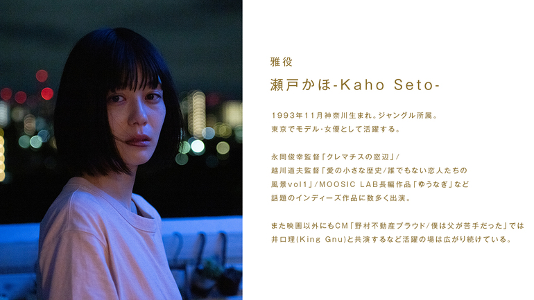 瀬戸かほ / 雅役