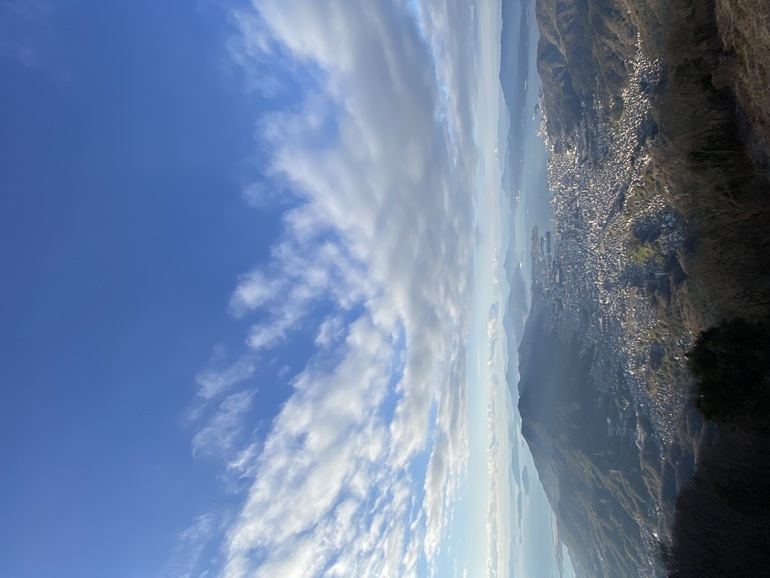 灰が峰からの呉市