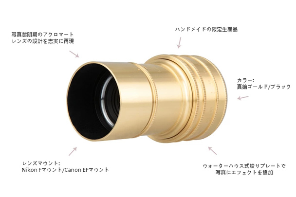 19世紀にタイムスリップ！ダゲレオタイプのレンズを復刻: Daguerreotype Achromat Art Lens -  クラウドファンディングのMotionGallery