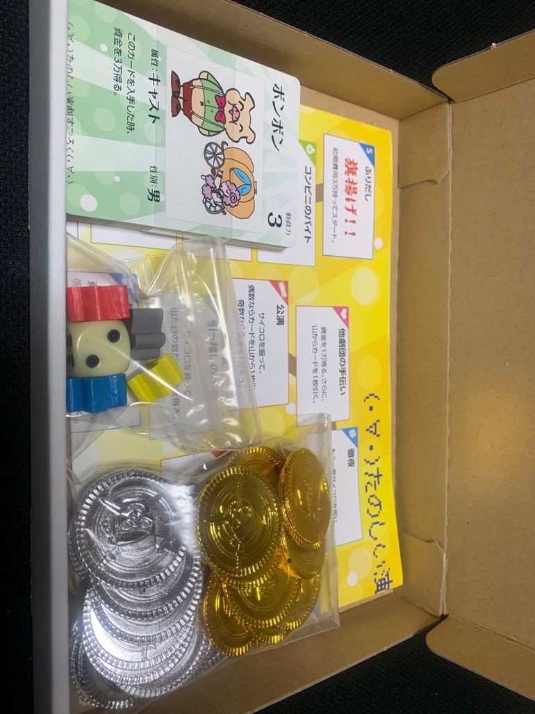「演劇すごろく」のセット内容