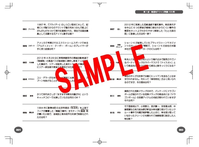 地下クイズ本 鈴木貴博の非公式地下クイズ問題集 を刊行します クラウドファンディングのmotiongallery