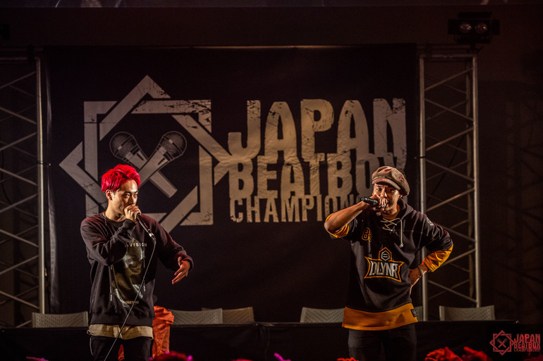 JapanBeatboxChampionshipでの出演のようす