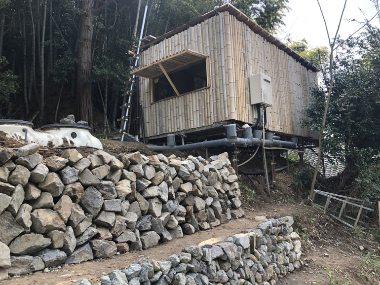 セルフビルドの小屋